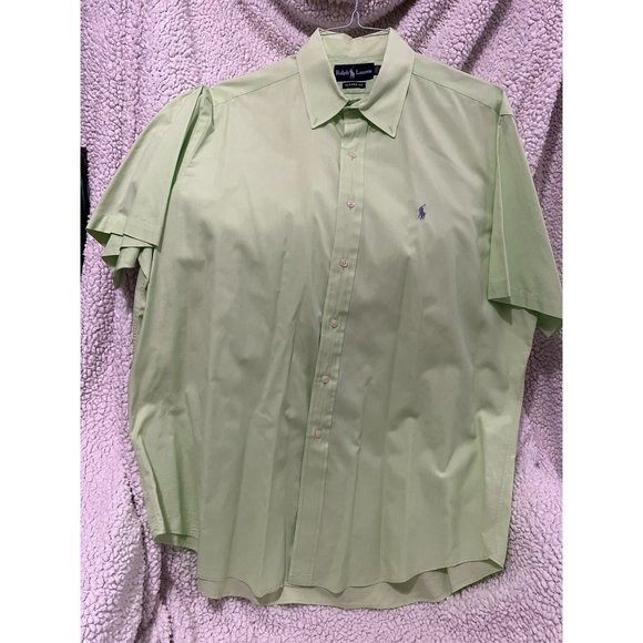 Ralph Lauren Other - Mint Green Ralph Lauren Classic Fit Short Sleeve Dress Shirt Size XL